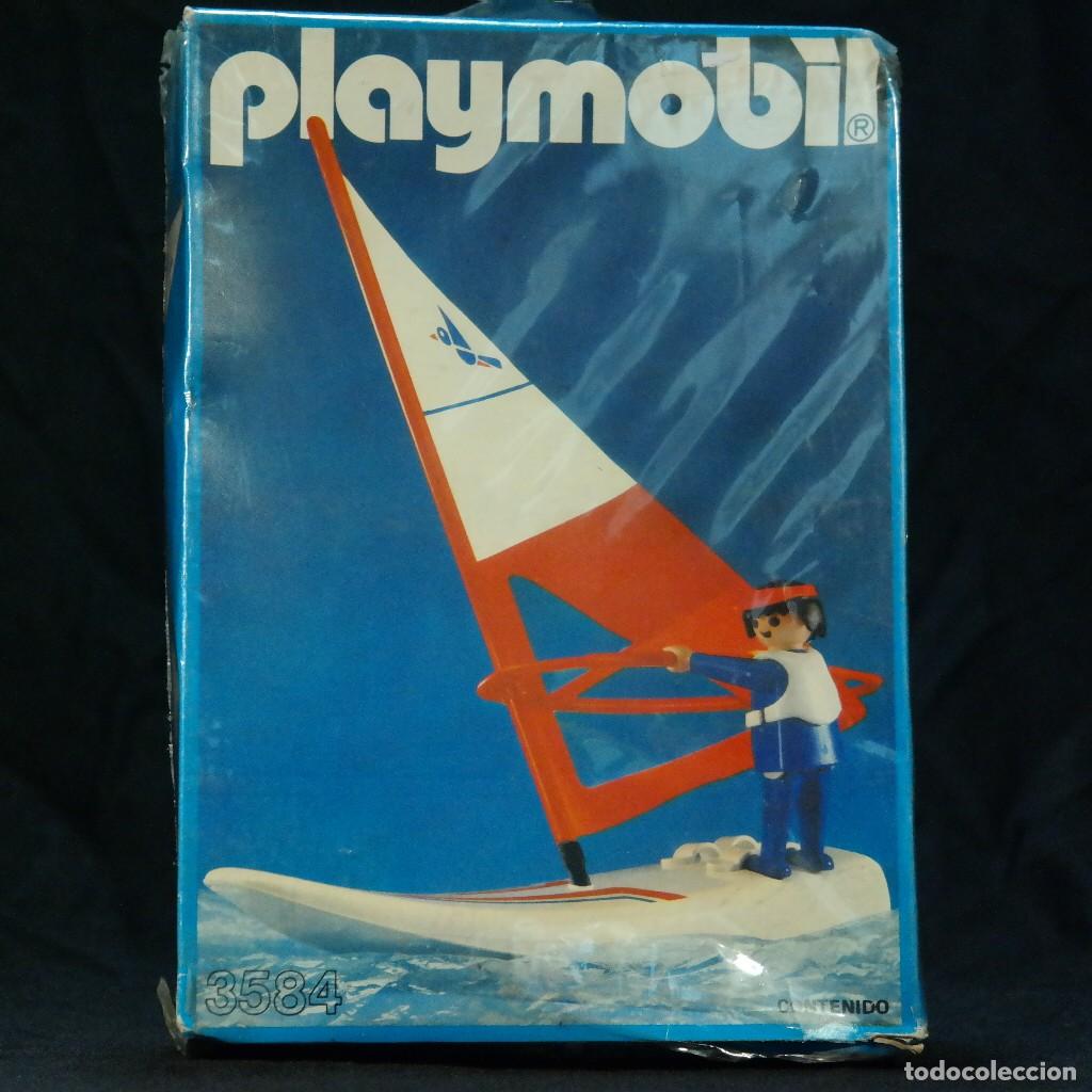 Playmobil: Playmobil windsurf ref.3584 con caja en folio ☼