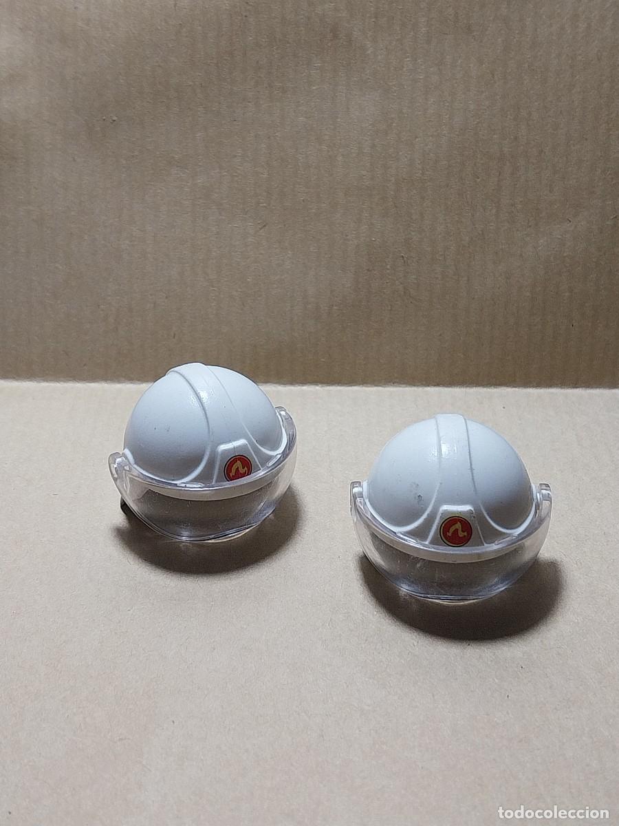Playmobil: Playmobil pareja de cascos bombero