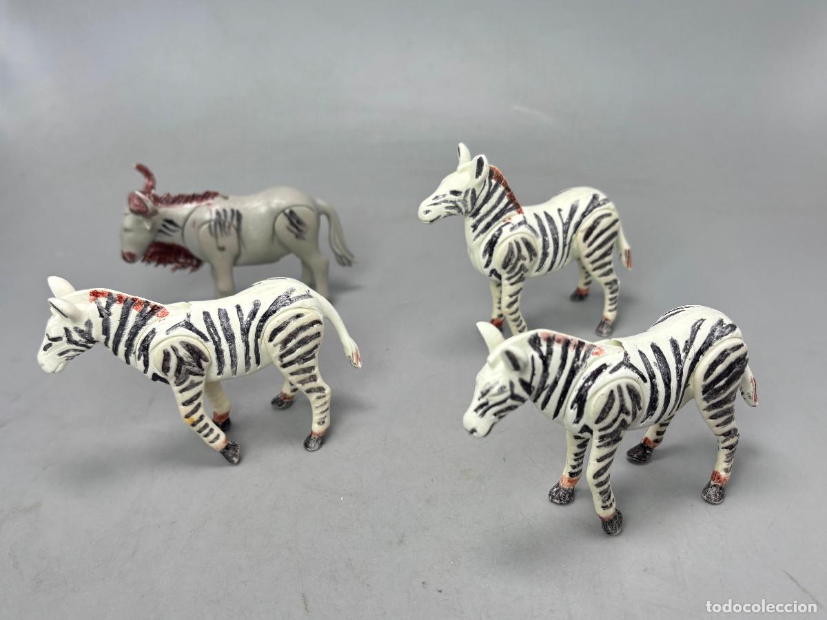 Playmobil: playmobil 3415 3189 3528 3673 cebra &ntilde;u safari zoo