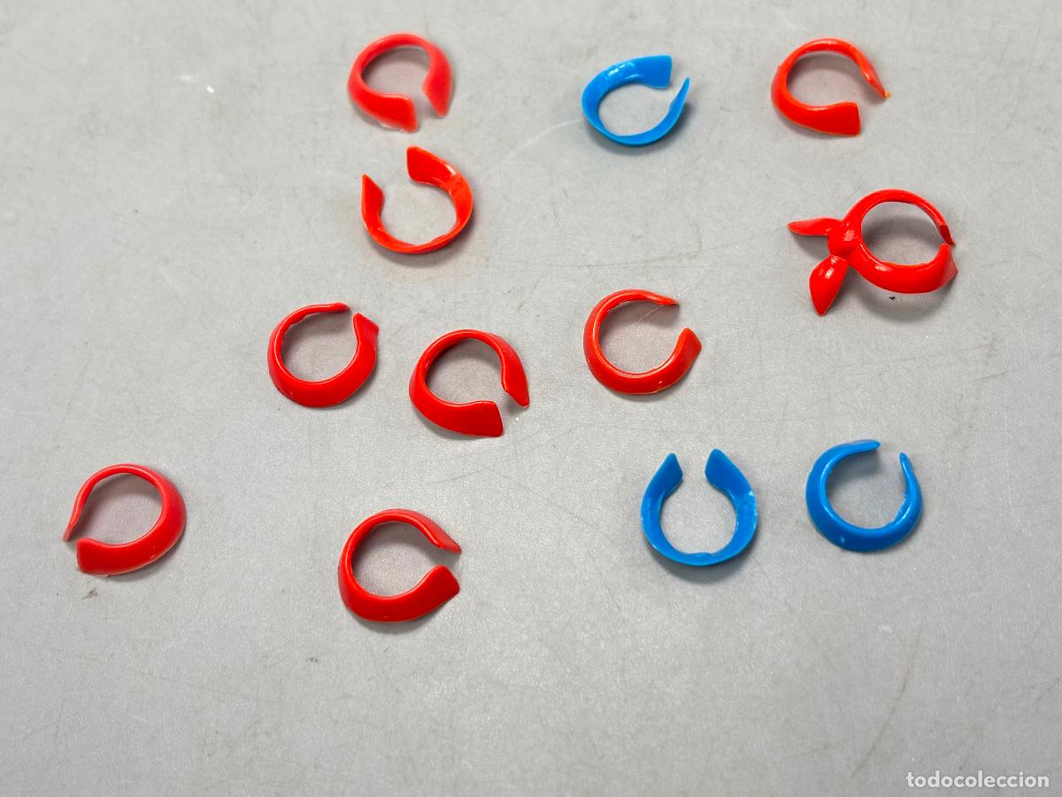 Playmobil: Playmobil lote pa&ntilde;uelo rojo y azul
