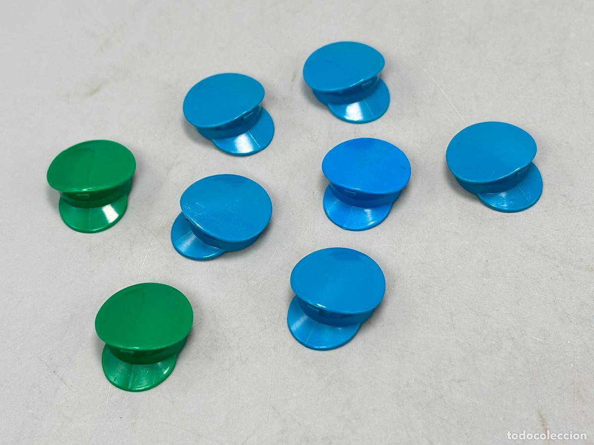 Playmobil: Playmobil lote gorra verde y azul primera &eacute;poca