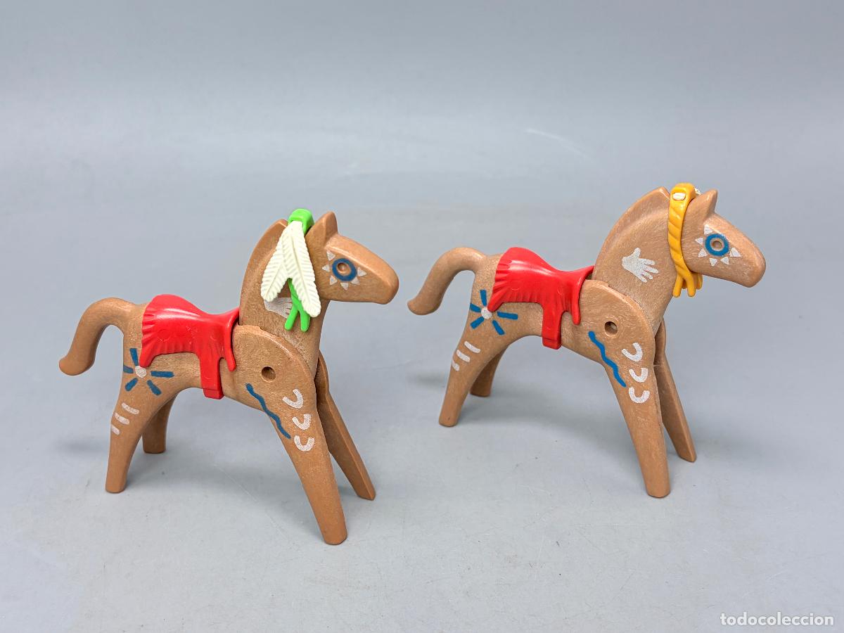 Playmobil: Playmobil lote caballo indio con silla