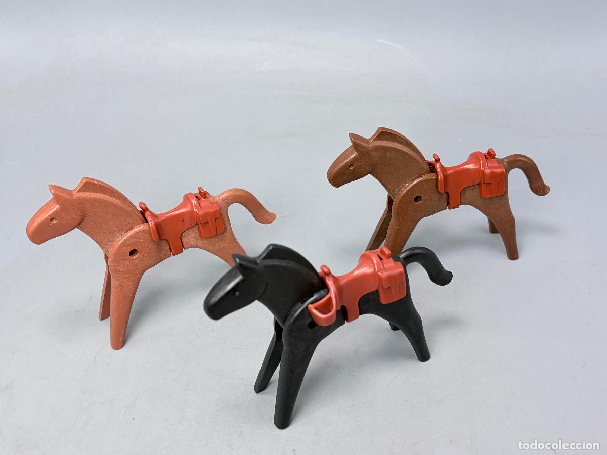 Playmobil: Playmobil lote caballo con silla caballer&iacute;a uno con marca