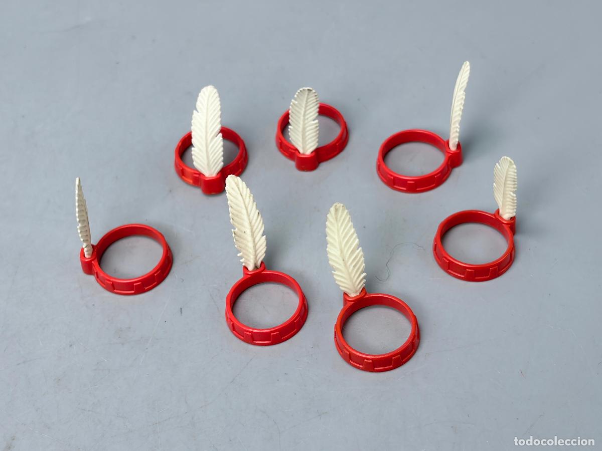 Playmobil: Playmobil lote cinta roja cabeza con pluma indio