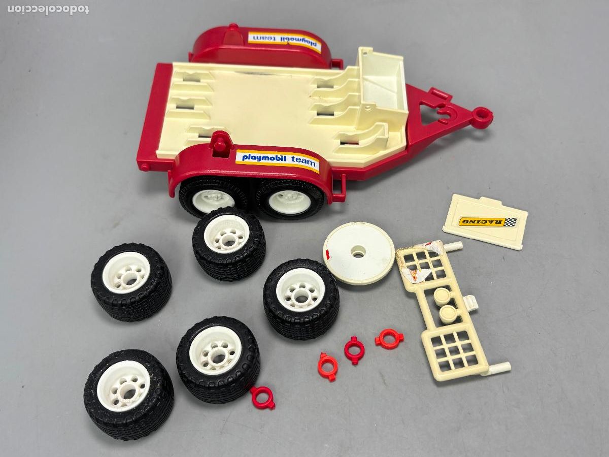 Playmobil: Playmobil 3143 remolque jeep ruedas accesorios