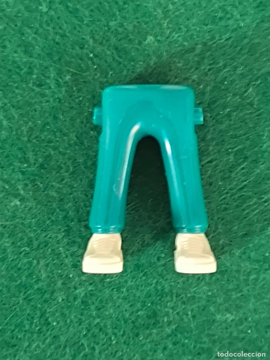 Playmobil: Playmobil piernas verde turquesa playeras deportivas blancas city ciudad medieval vikingos