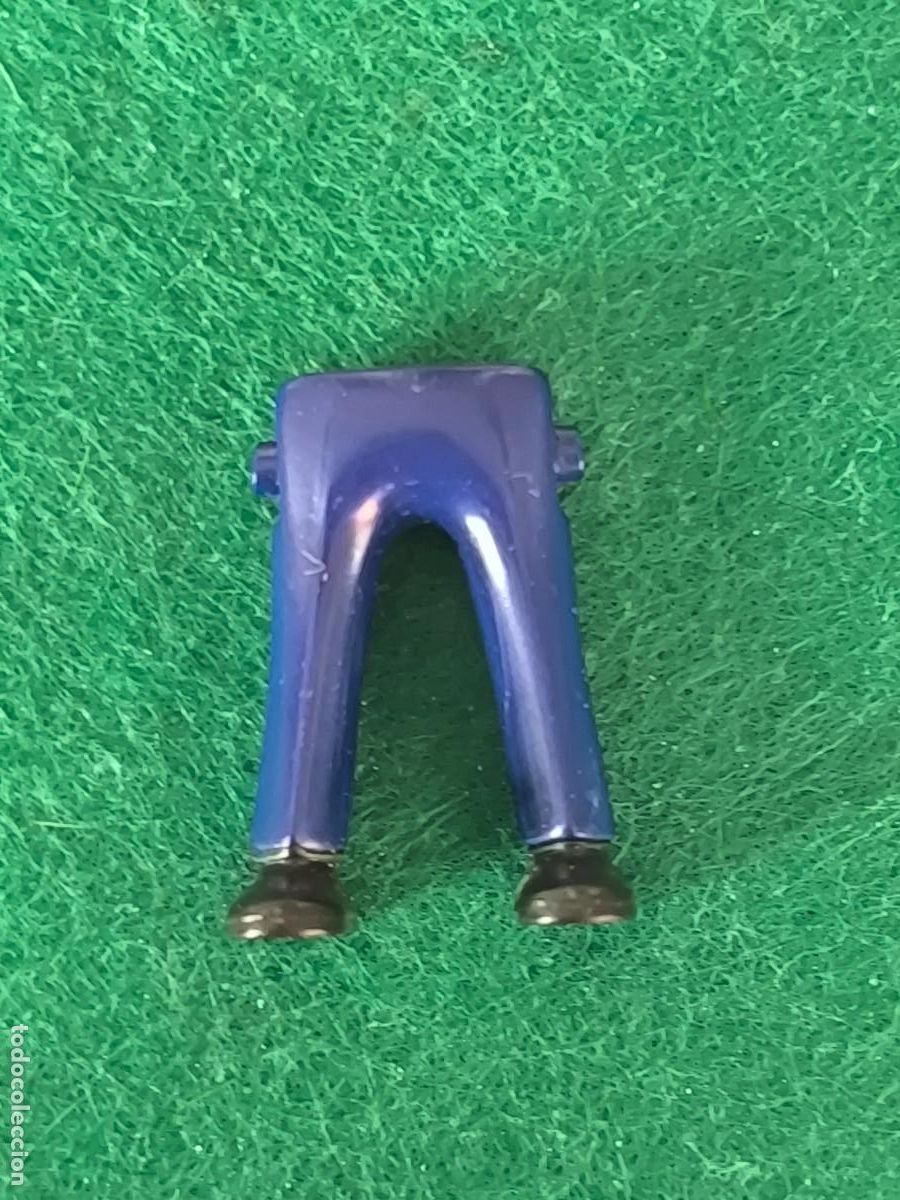 Playmobil: Playmobil piernas azul marino raya medio zapato negro polic&iacute;a piloto avi&oacute;n soldados city ej&eacute;rcito