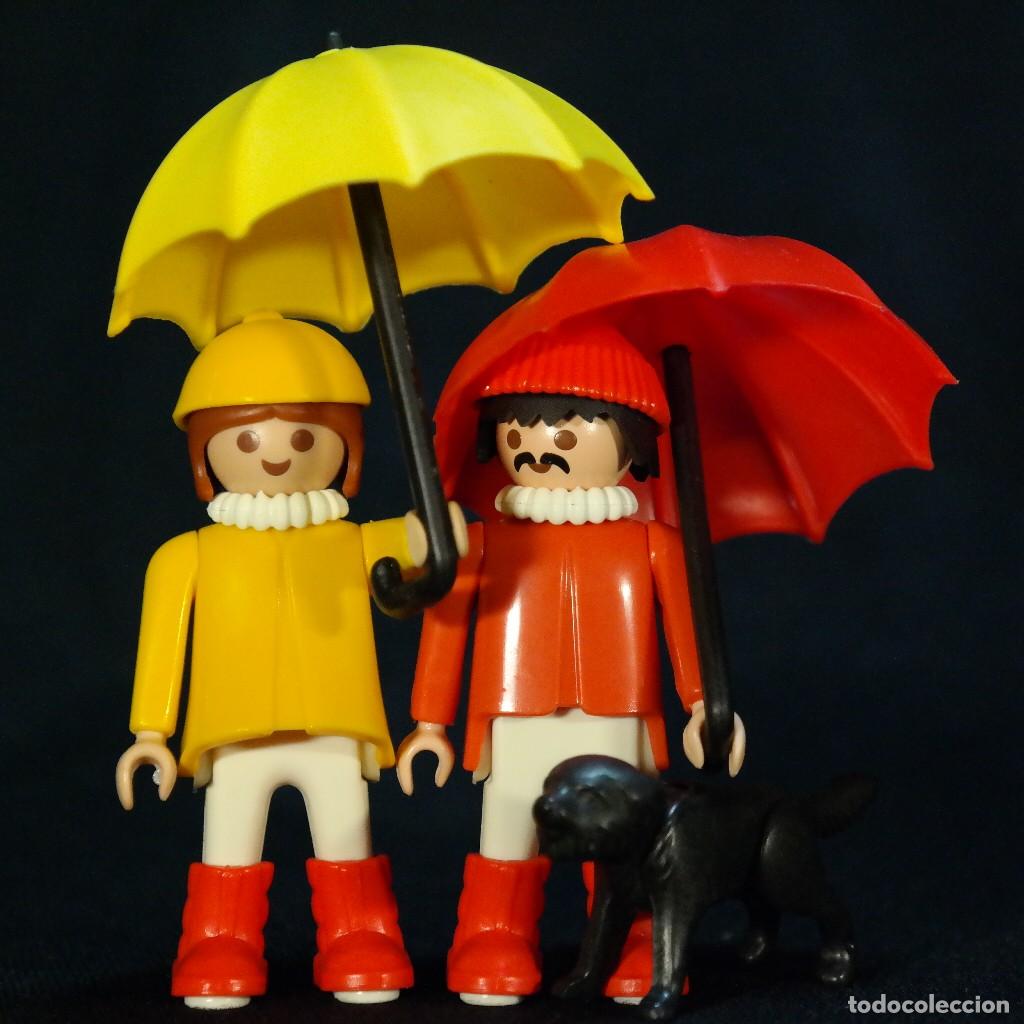 Playmobil: Playmobil pareja con paraguas ☼