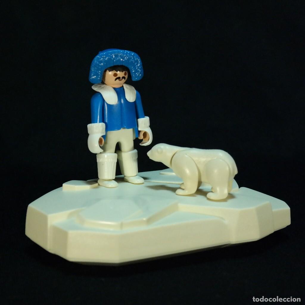 Playmobil: Playmobil hombre con iceberg y osito polar ☼