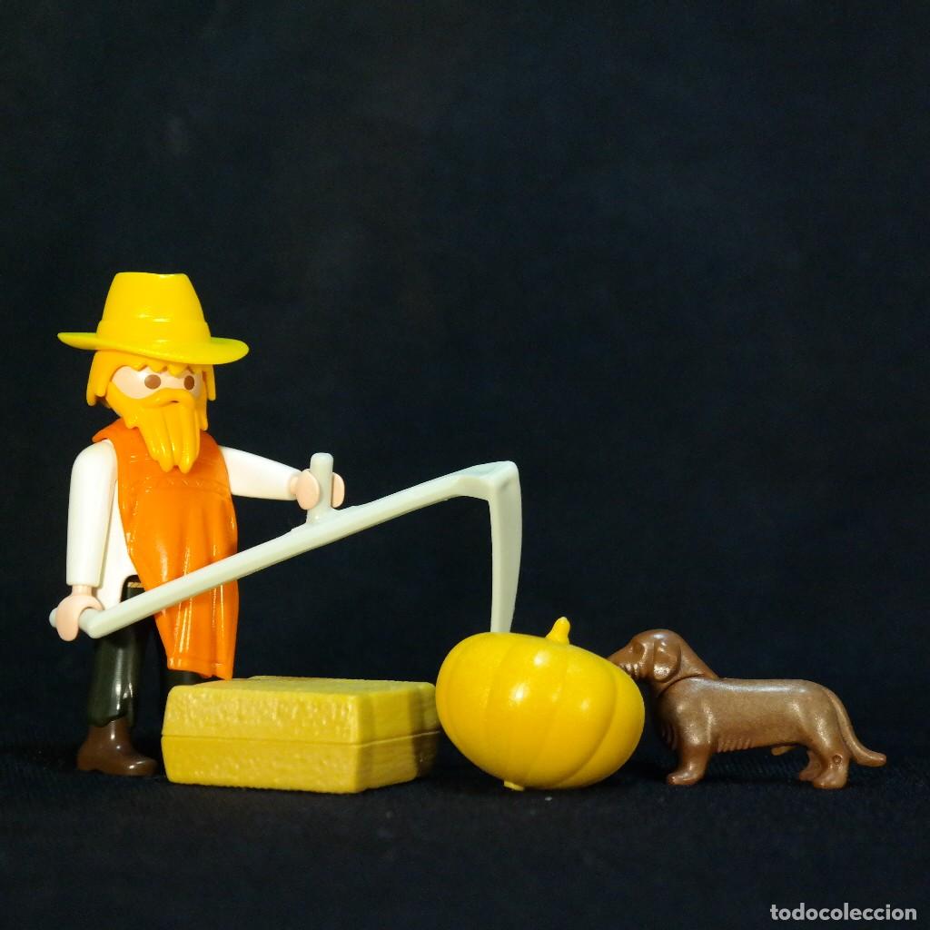 Playmobil: Playmobil campesino con perro y calabaza ☼