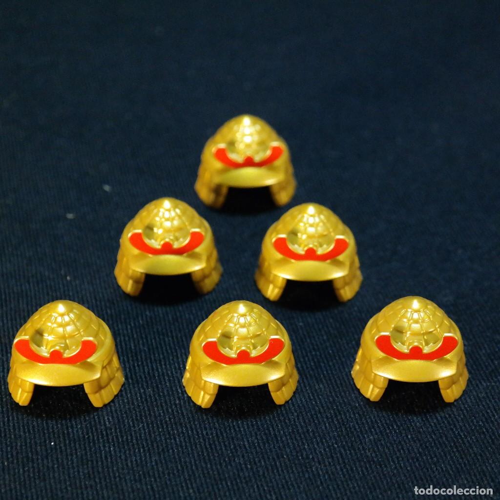 Playmobil: Playmobil 6 yelmos de samurai ☼
