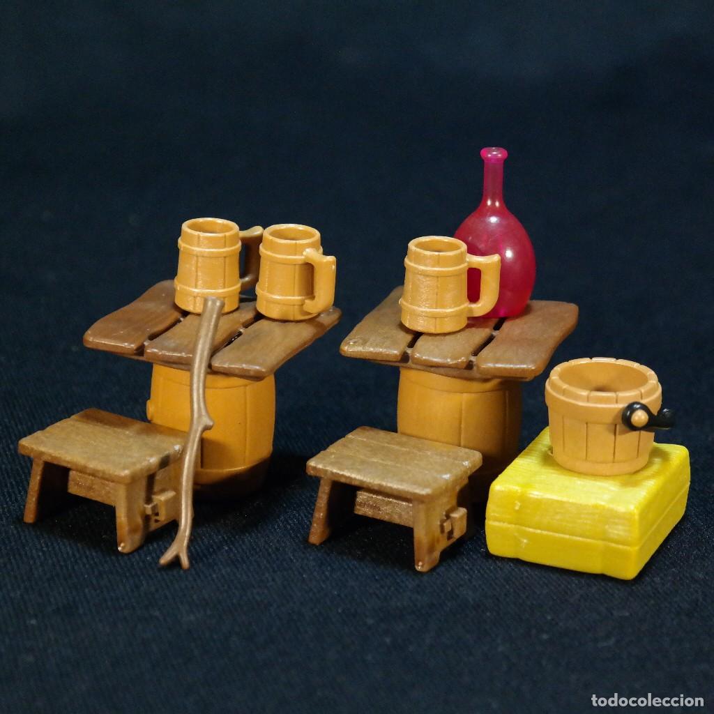 Playmobil: Playmobil dos mesas con tapa de madera ☼