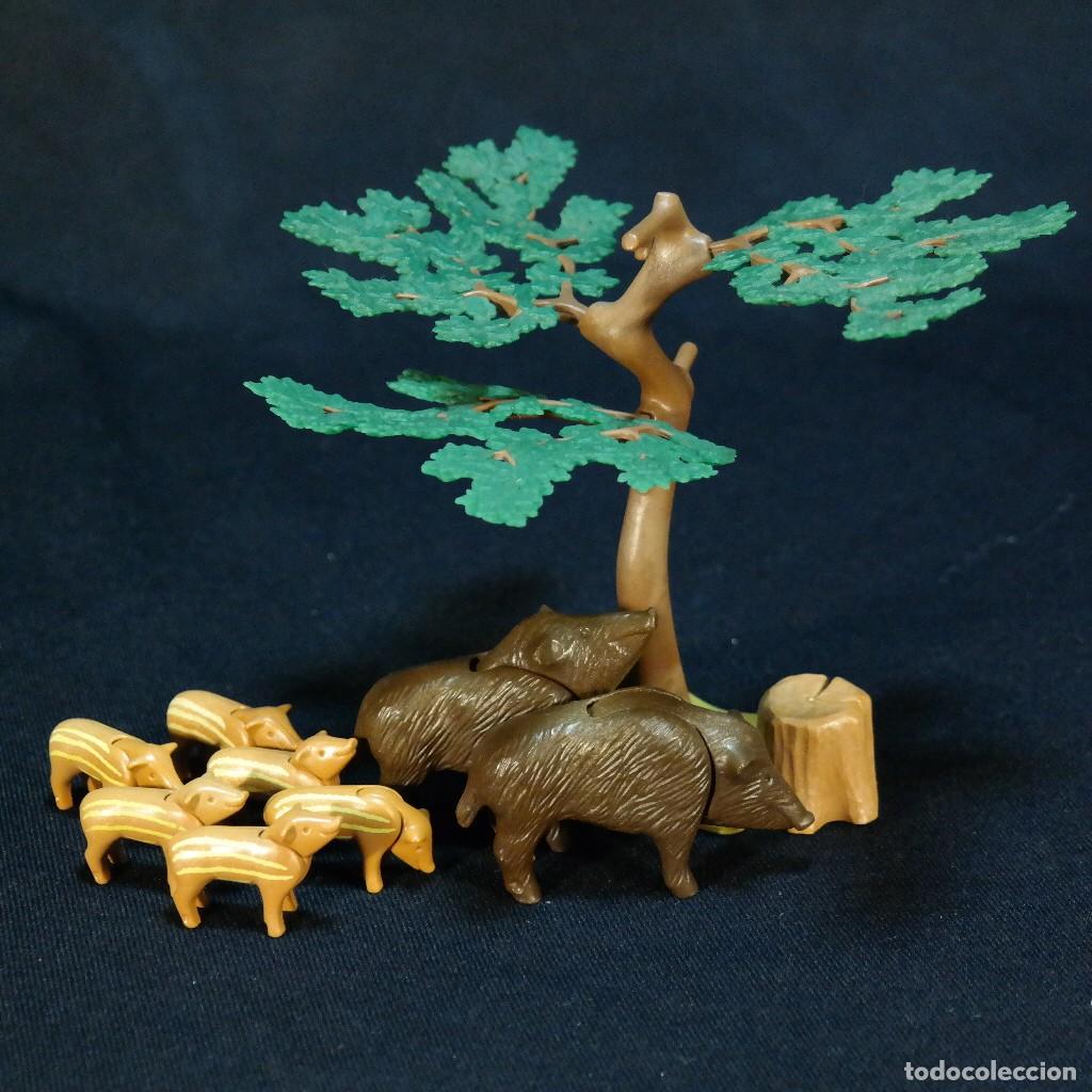 Playmobil: Playmobil arbol con jabalies ☼