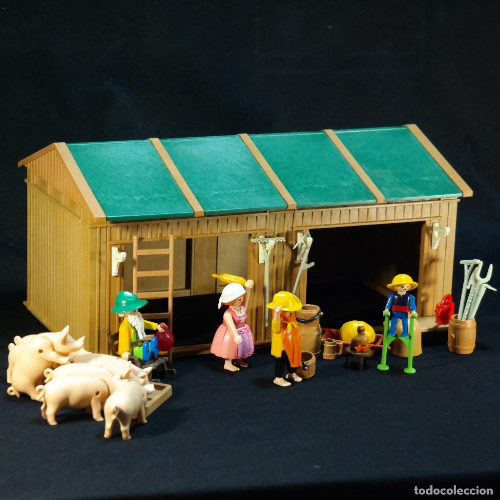Playmobil: Playmobil granja con familia, chanchos y accesorios ☼