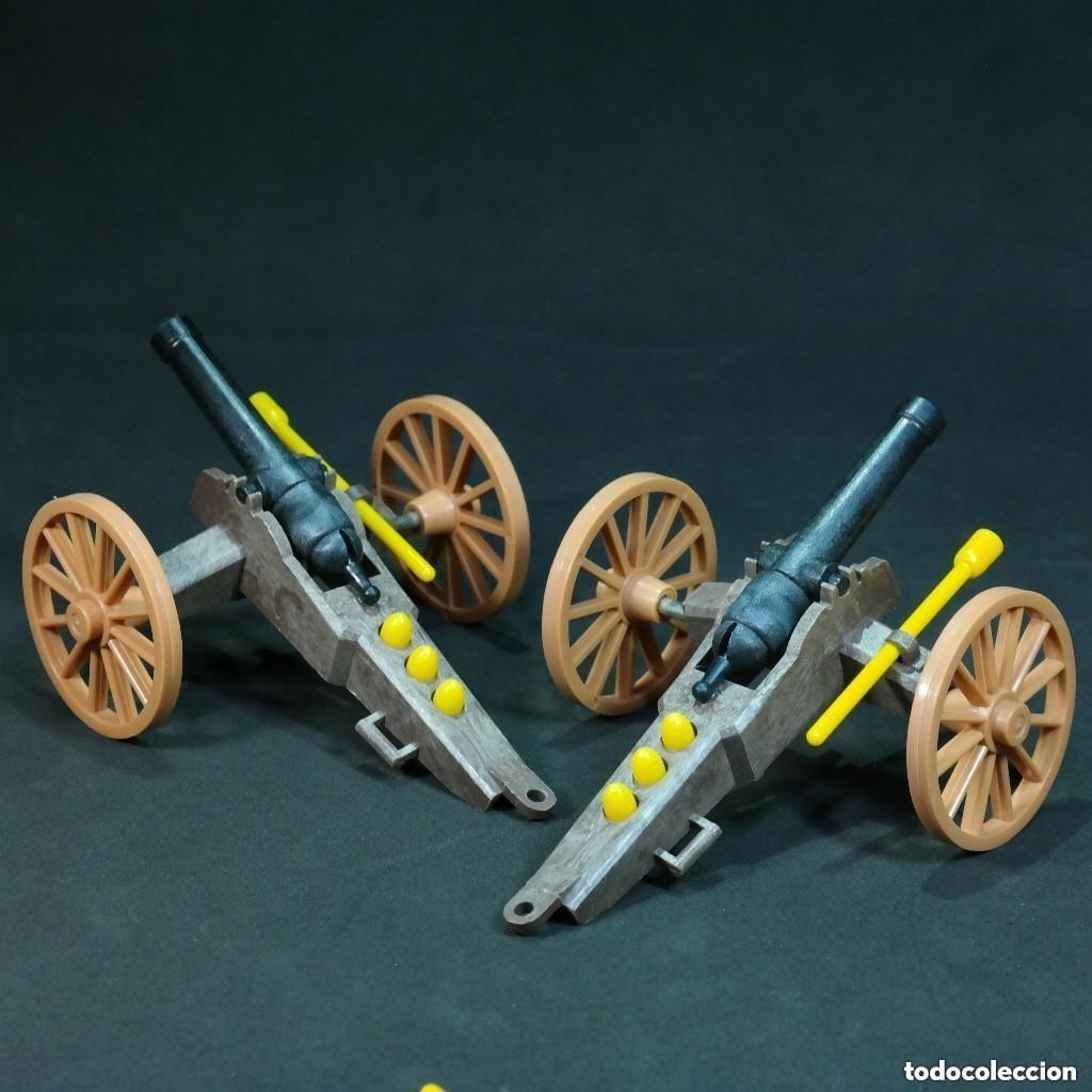 Playmobil: Playmobil dos ca&ntilde;ones con balas oeste ☼