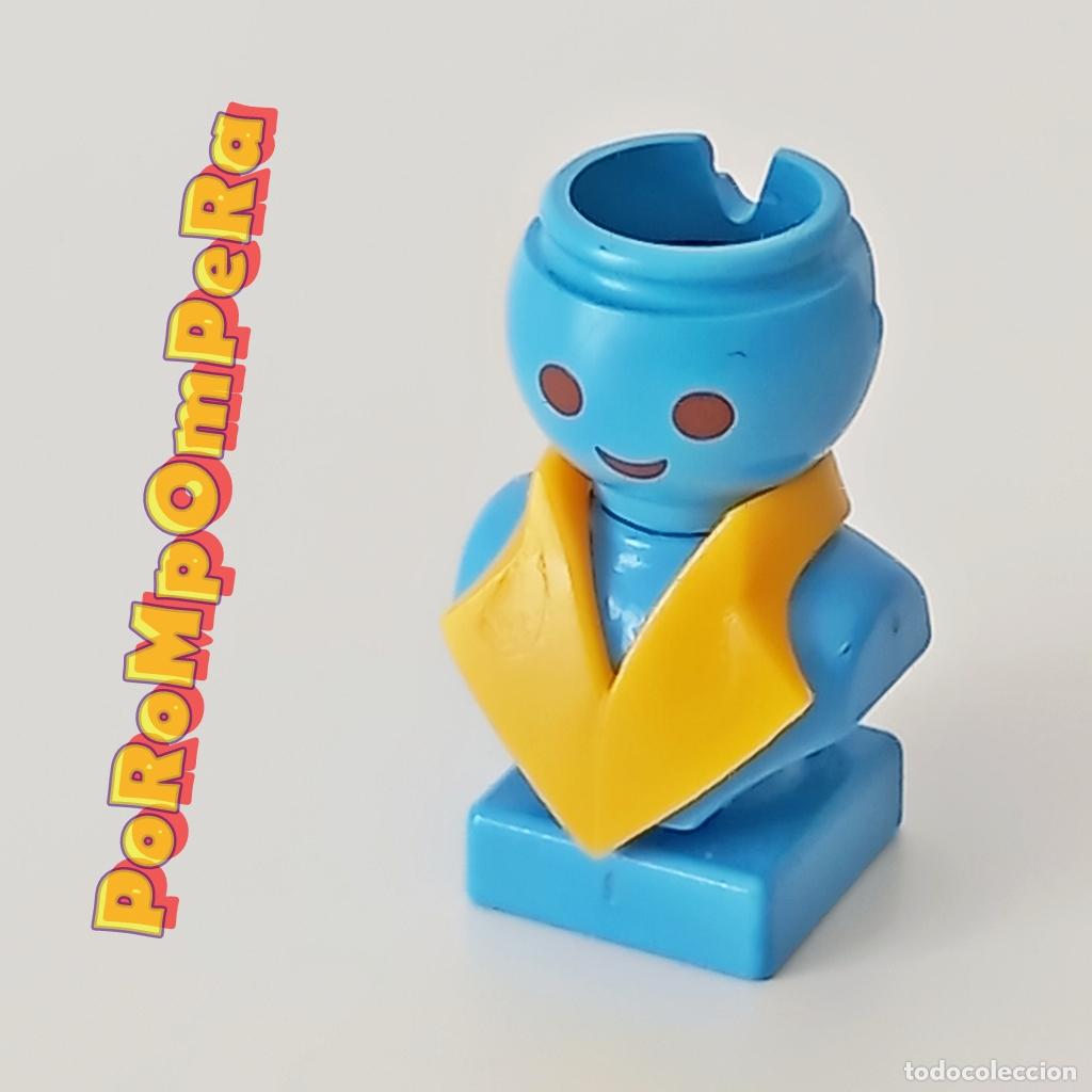 Playmobil: PLAYMOBIL CUELLO AMARILLO SOLAPAS 3194 3510 3511 CAMISA CIRCO A&Ntilde;OS 70 T2