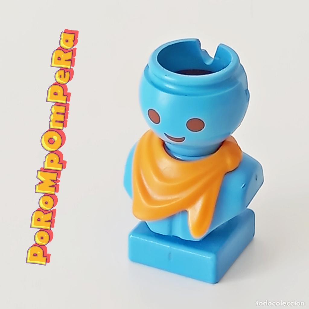Playmobil: PLAYMOBIL PA&Ntilde;UELO CUELLO NARANJA OESTE BANDANA BANDIDO S7