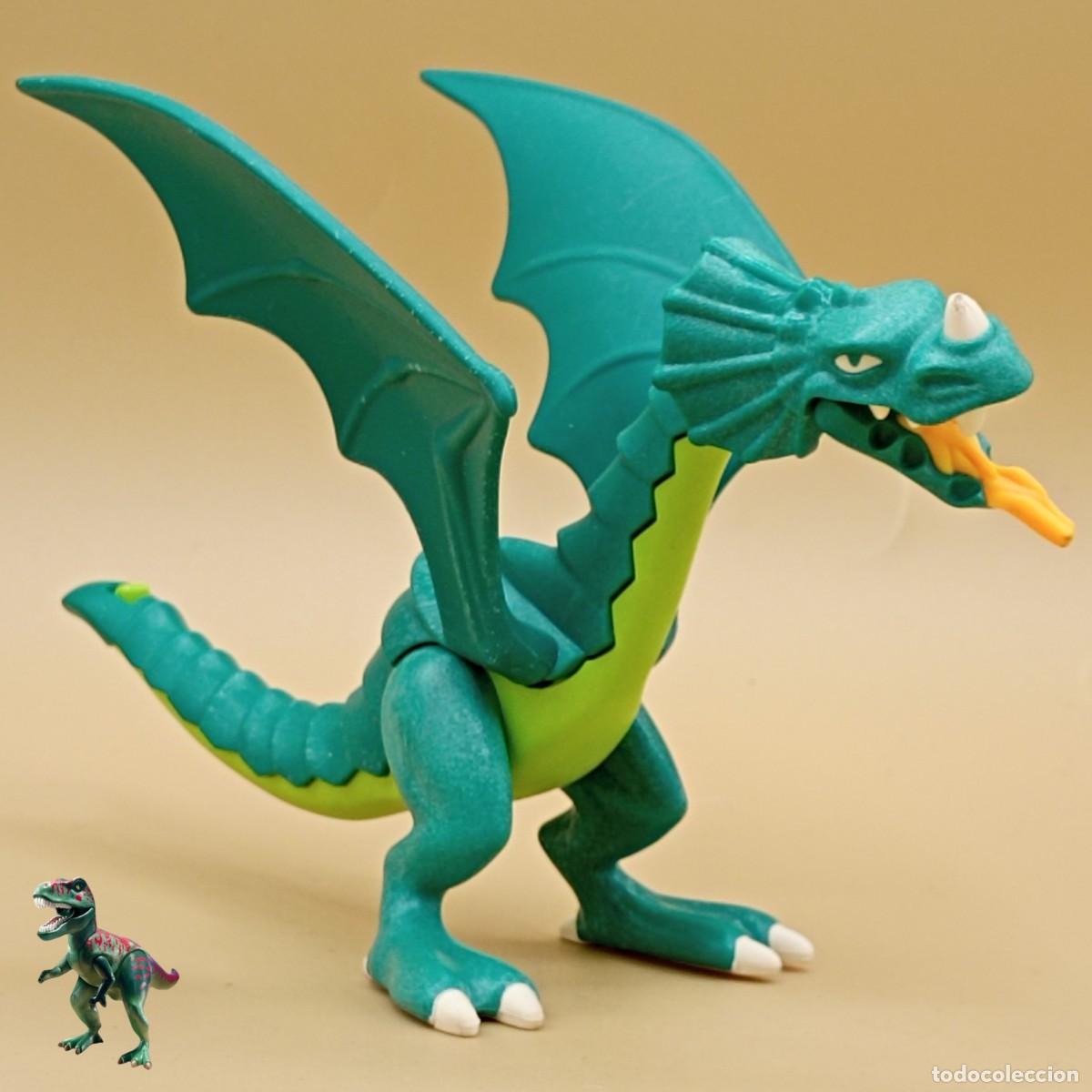 Playmobil: Playmobil dragon verde monstruo bestia alada animal caballeros castillo medieval 4836 5913 5979 5996