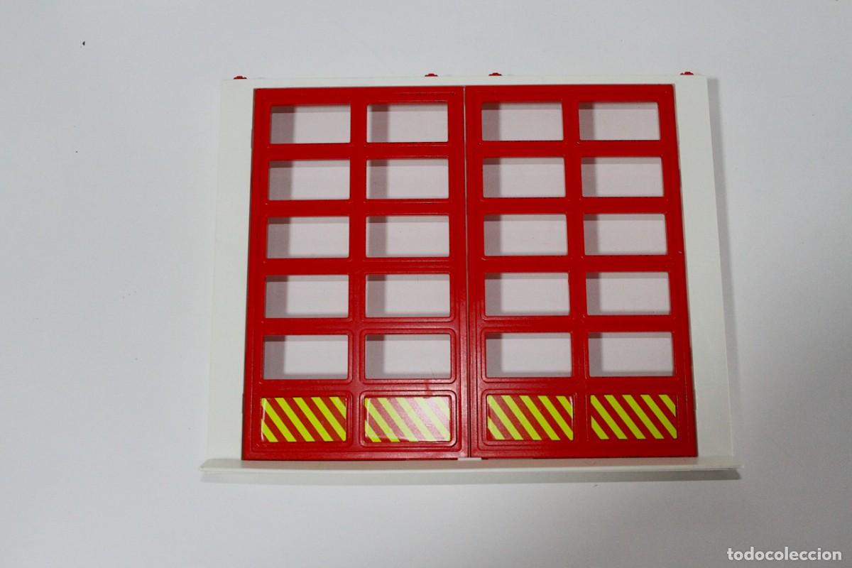 Playmobil: Playmobil, puerta parque estacion bomberos 5361 8462