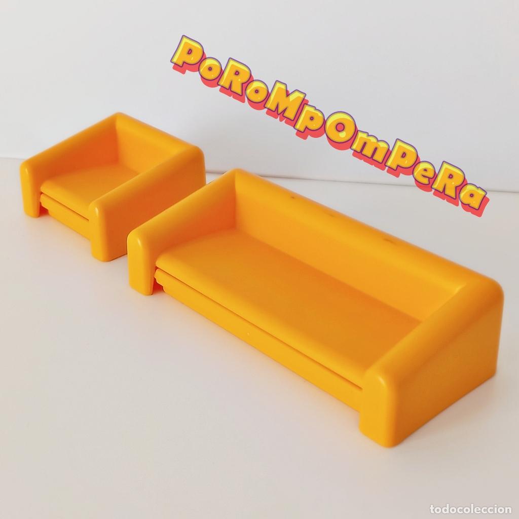 Playmobil: PLAYMOBIL LOTE X2 SOF&Aacute; CAMA CASA VACACIONAL 3230 SIMILAR 3771 MBX