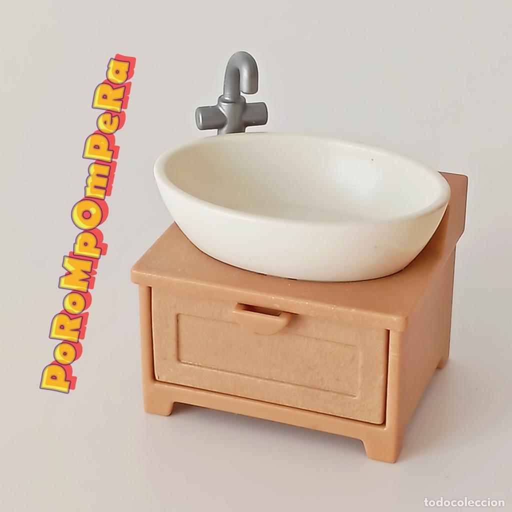 Playmobil: PLAYMOBIL LAVAMANOS 5330 5586 70301 LAVABO CUARTO DE BA&Ntilde;O MBX