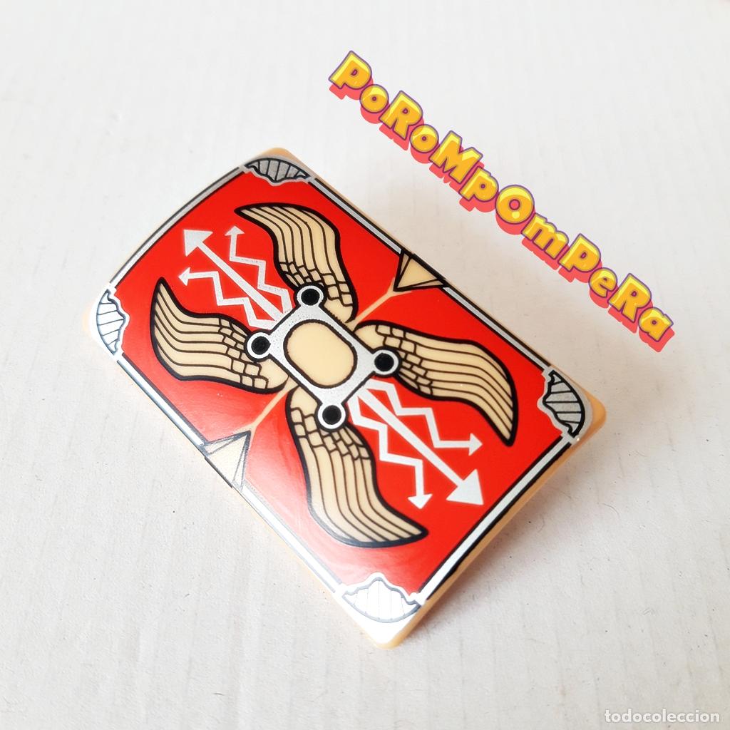 Playmobil: PLAYMOBIL ESCUDO GRANDE RECTANGULAR LEGIONARIO ROMANO 539X 6184 6490 9168 9214 70101 CENTURI&Oacute;N i4