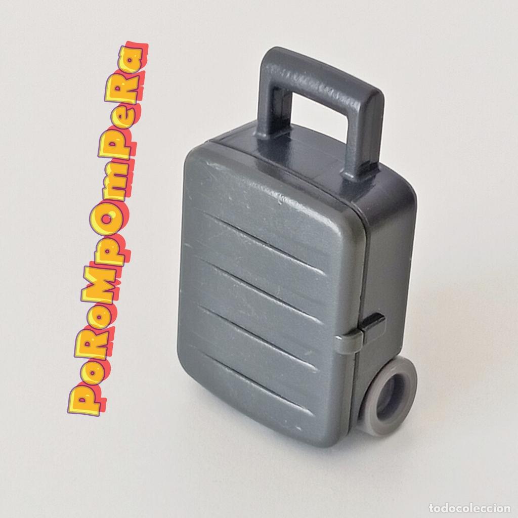 Playmobil: PLAYMOBIL MALETA DE VIAJE CON RUEDAS GRIS OSCURA 4472 5270 EQUIPAJE TROLLEY S2