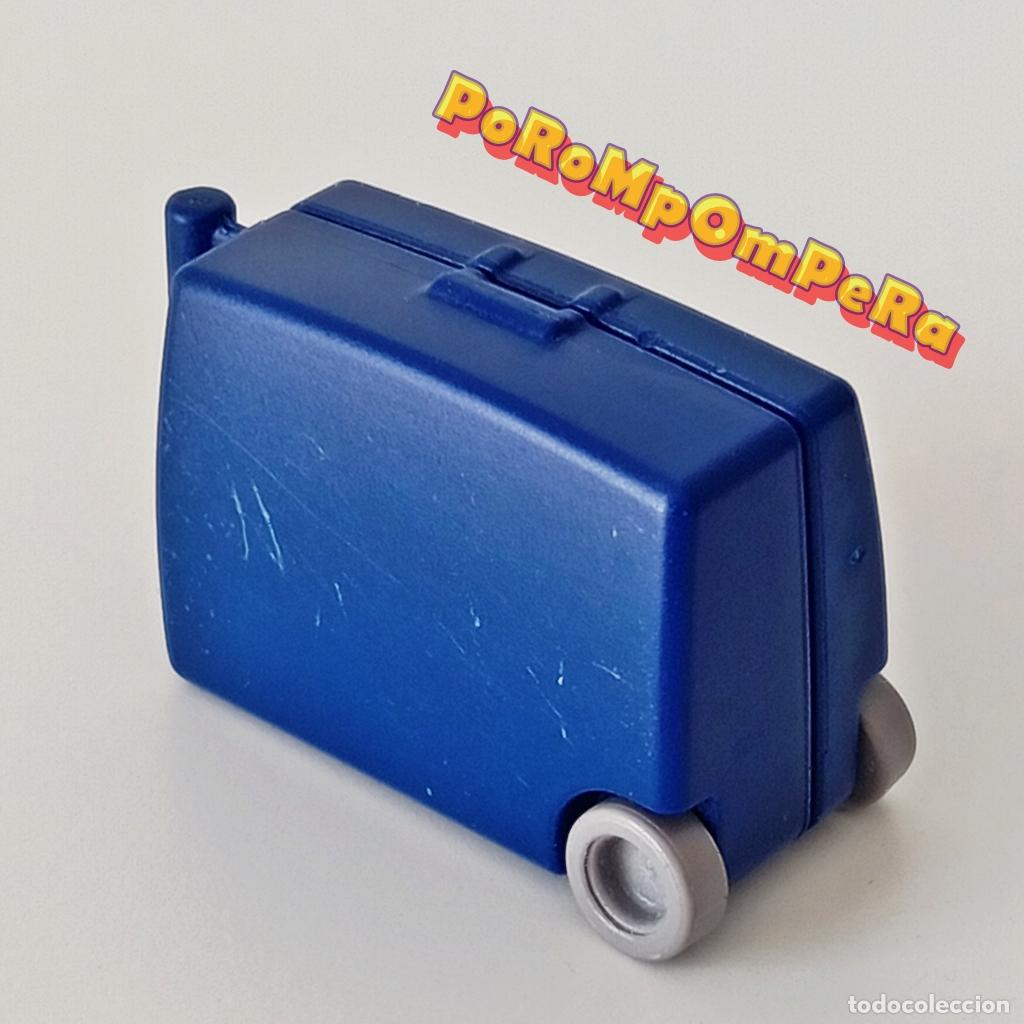 Playmobil: PLAYMOBIL MALETA DE VIAJE CON RUEDAS GRANDE AZUL OSCURO EQUIPAJE TROLLEY S2