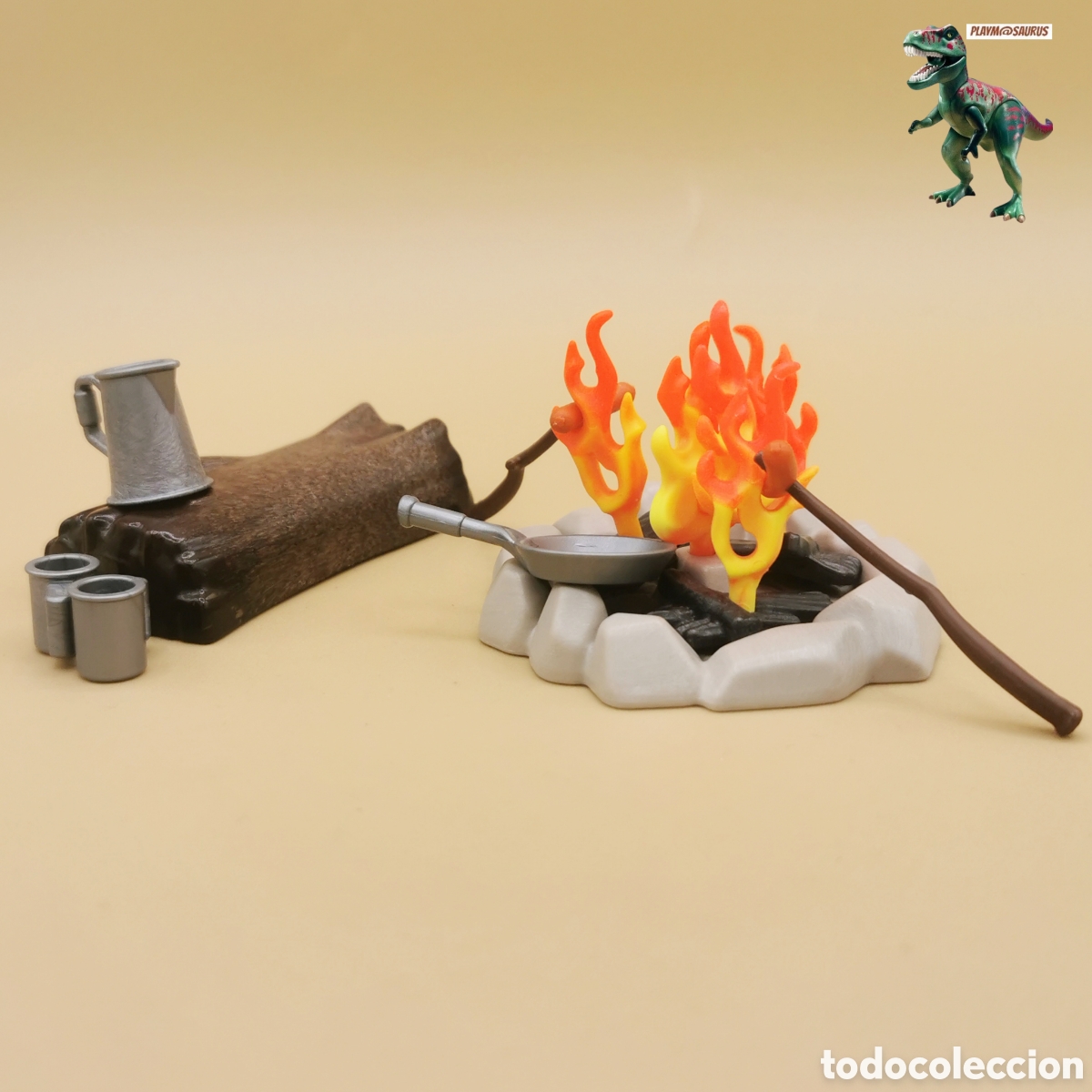 Playmobil: PLAYMOBIL hoguera acampada soldado yankee confederado cowboy vaquero forajido US campamento