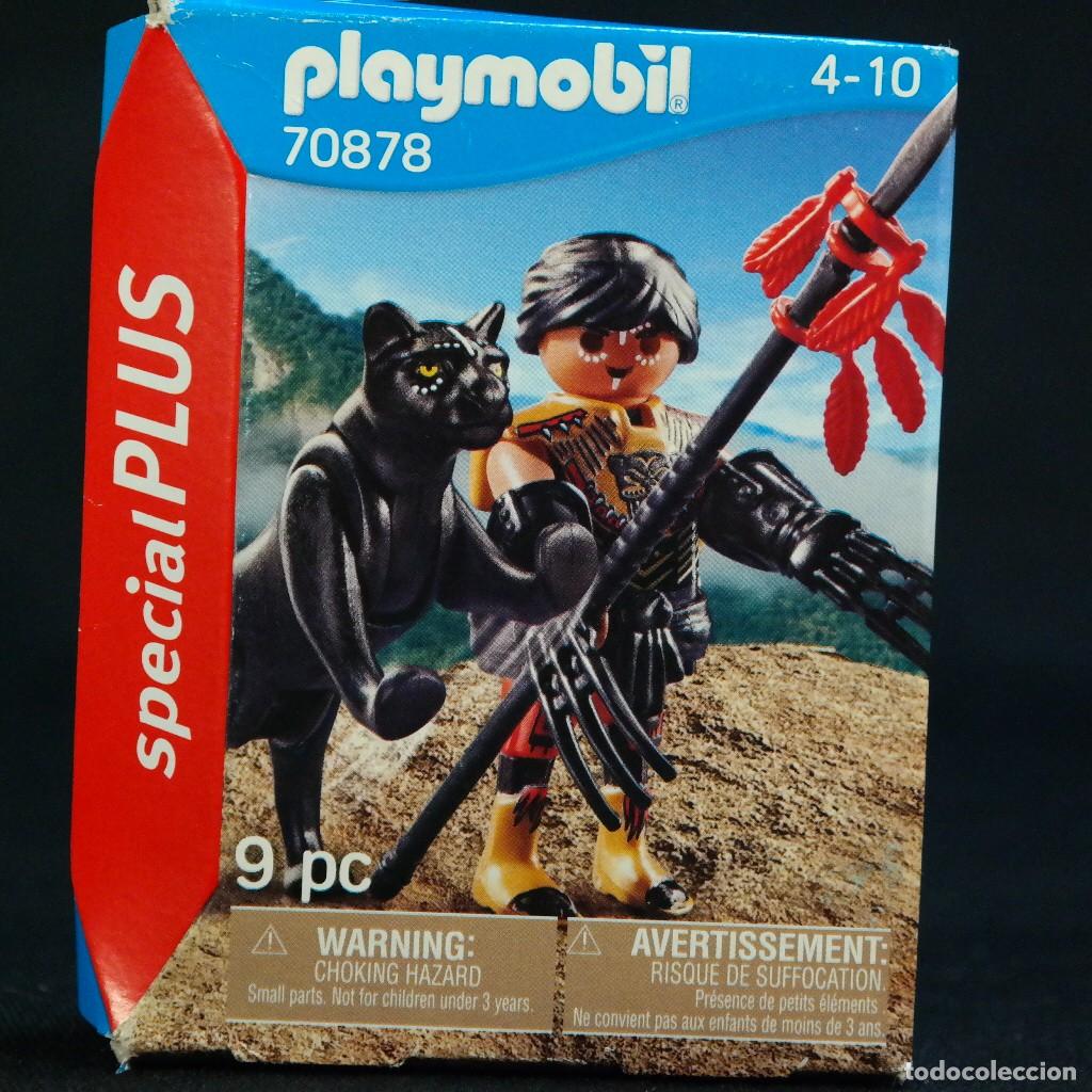 Playmobil: Playmobil guerrero con pantera ref.70878 con caja ☼
