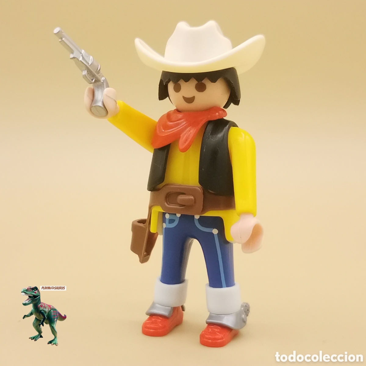 Playmobil: Playmobil figura Lucky Luke comic vaquero cowboy pistolero oeste western dibujos animados custom