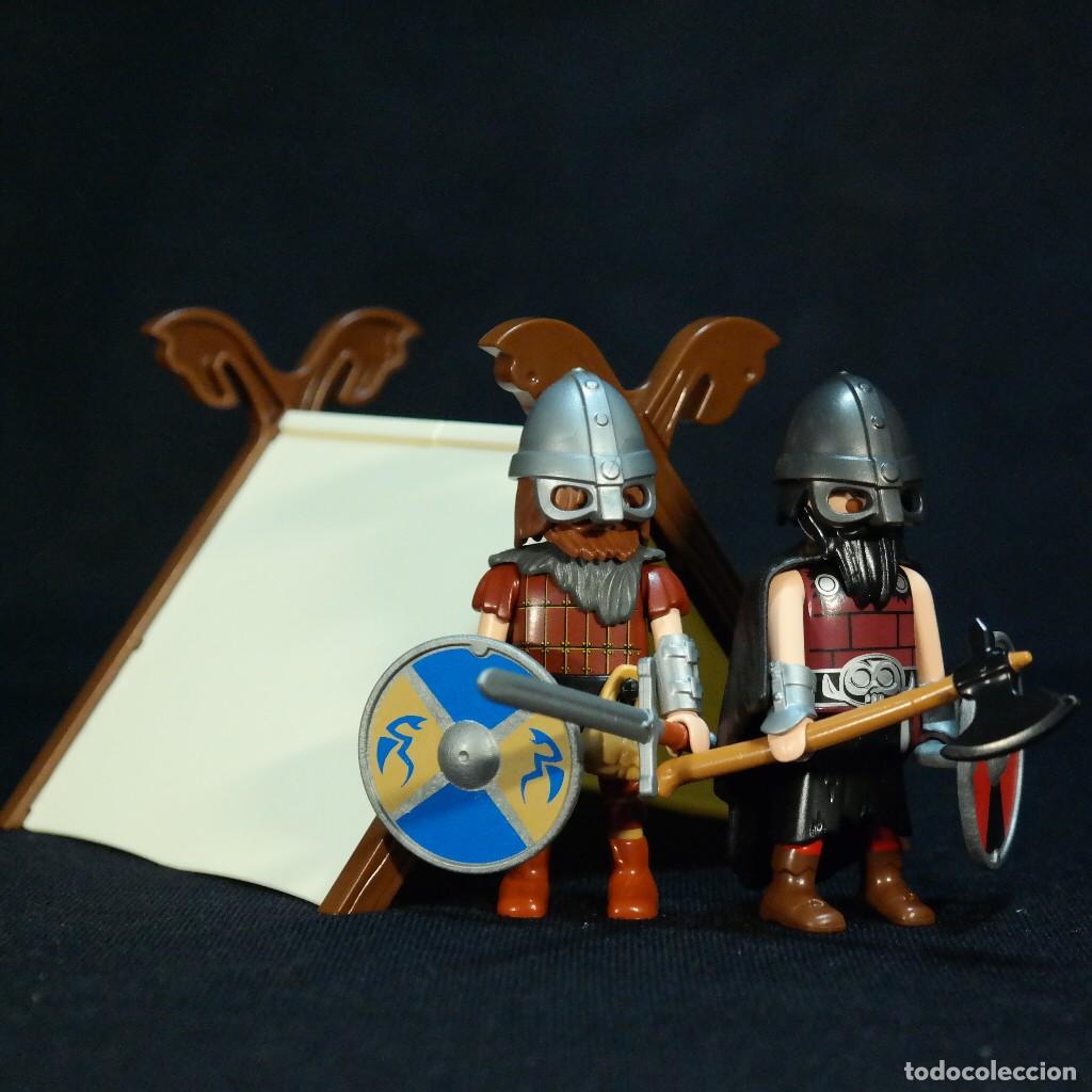 Playmobil: Playmobil carpa con dos vikingos ☼