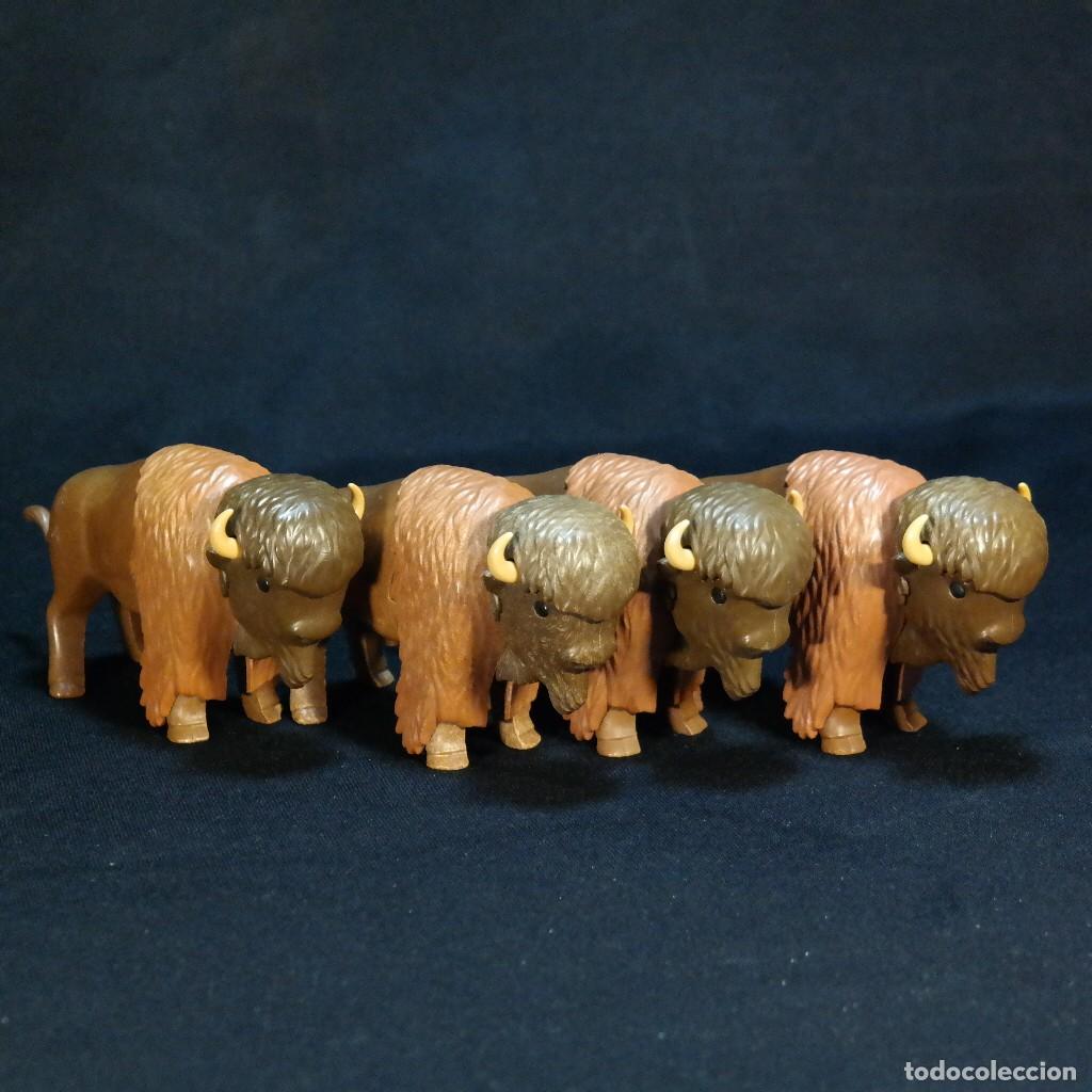 Playmobil: Playmobil 4 bisontes de lejano oeste ☼