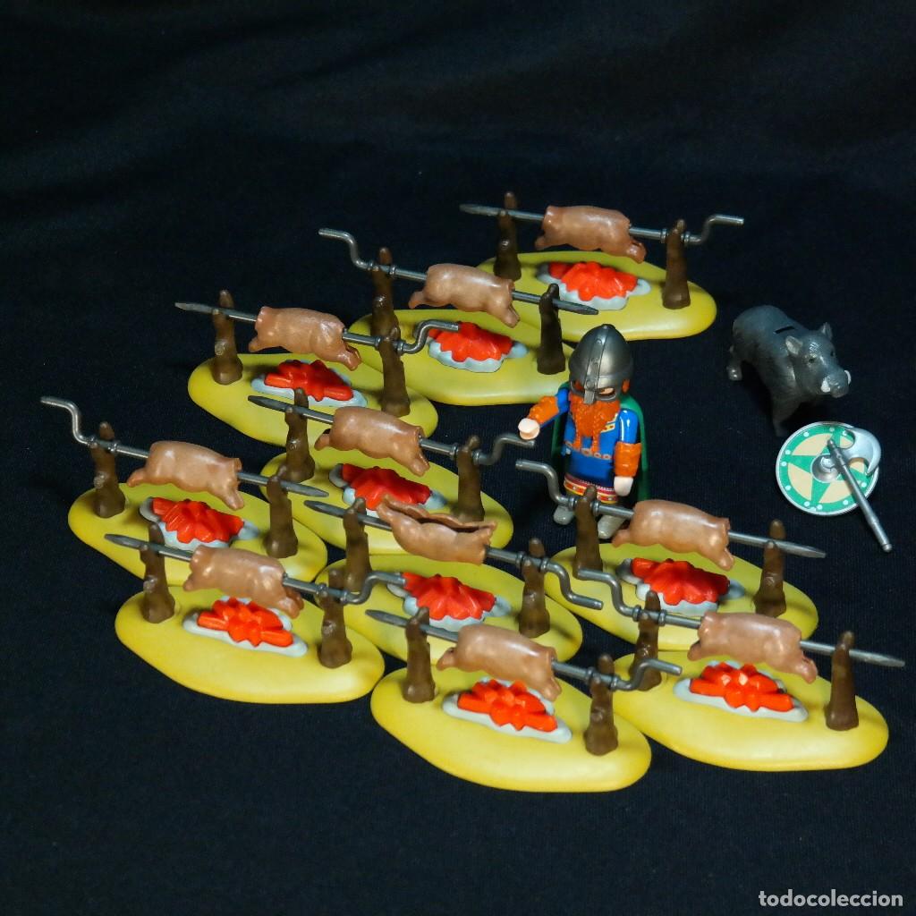Playmobil: Playmobil vikingo con cochinillos y jabali ☼
