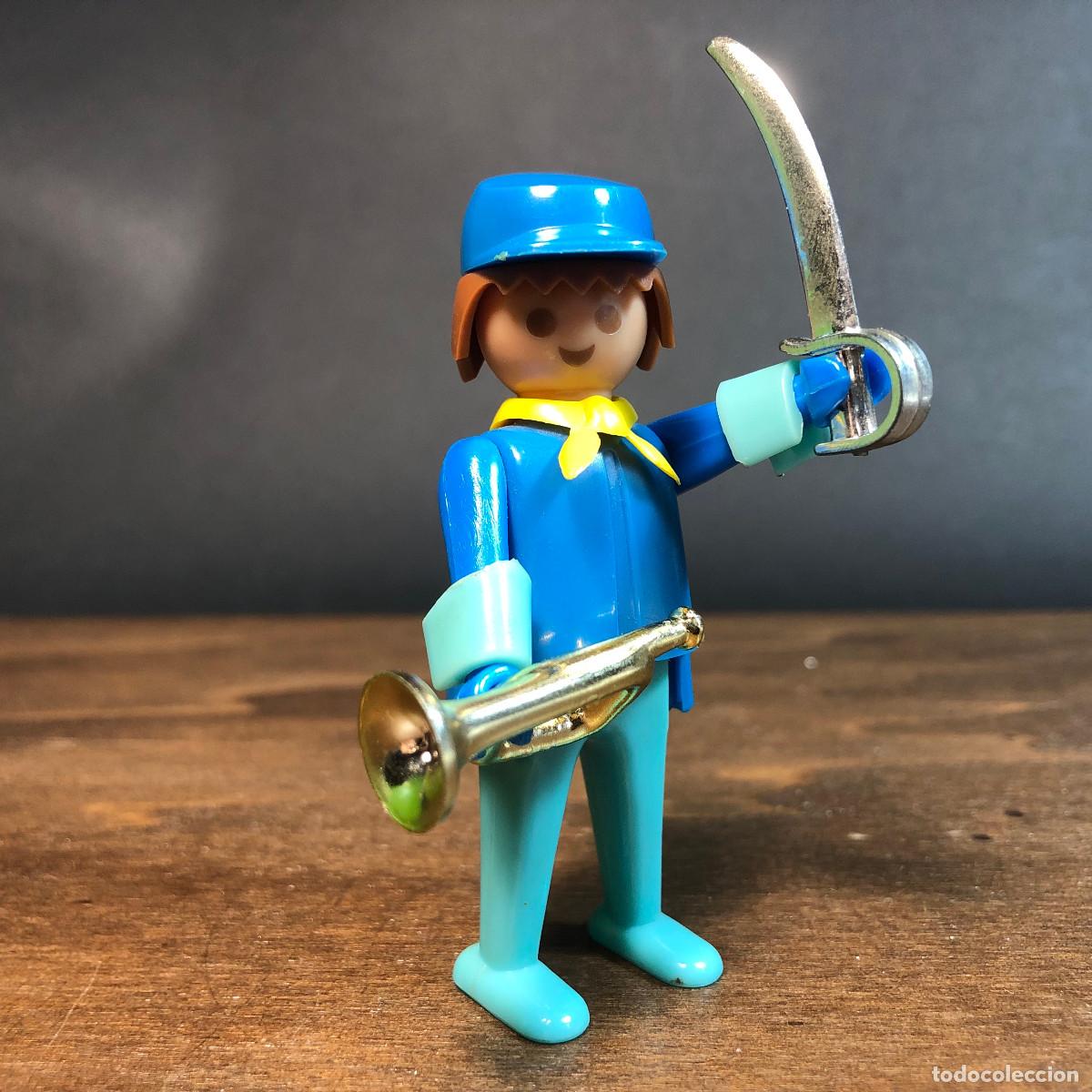 Playmobil: Soldado caballer&iacute;a de la Uni&oacute;n a&ntilde;os 70 Ref. 3354