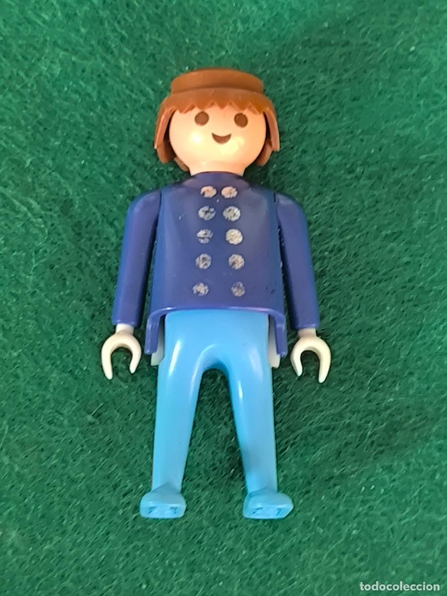 Playmobil: playmobil figura oficial nordista gordo botonera pierna raya roja lateral sudistas oeste victoriano