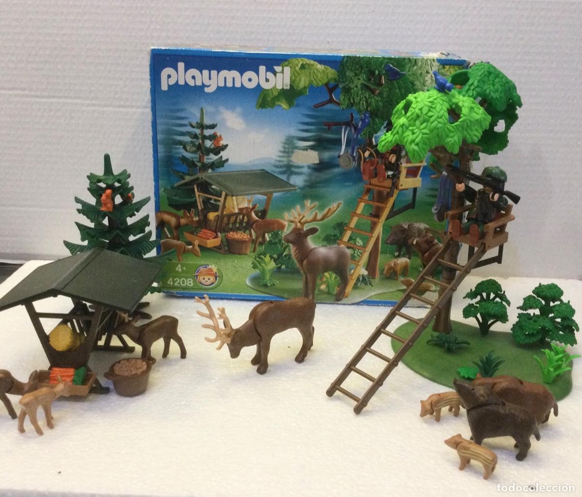 Playmobil: Playmobil. Puesto de Guardabosque. Con caja. Ref: 4208. Completo