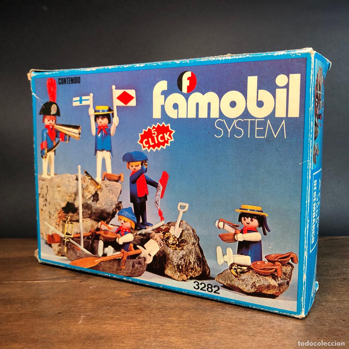 Playmobil: Tripulantes goleta desembarco Famobil a&ntilde;os 70 completo y con caja Ref. 3282