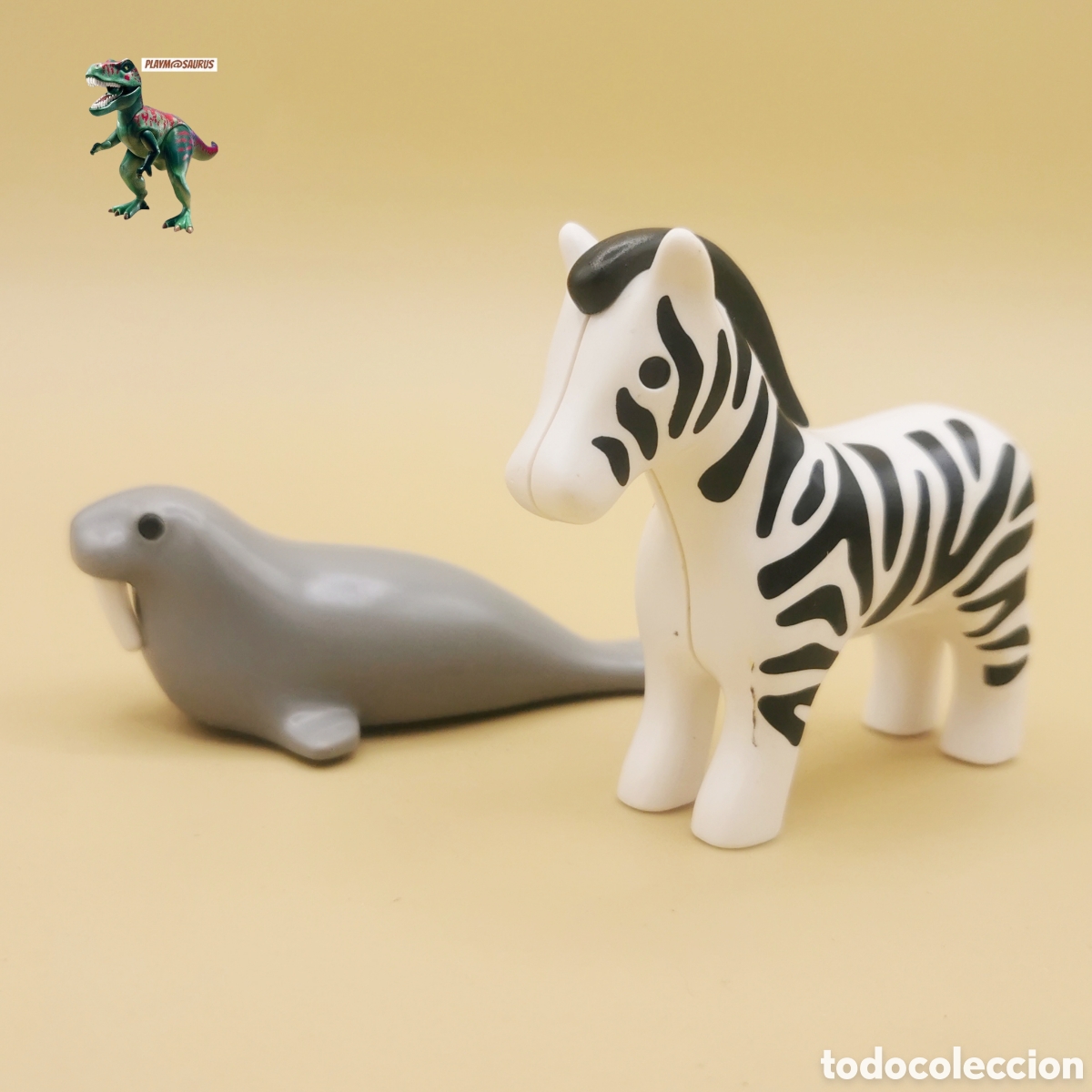 Playmobil: Playmobil 123 1 2 3 1.2.3 cebra morsa foca animales juguete infantil zoo safari acuario reserva
