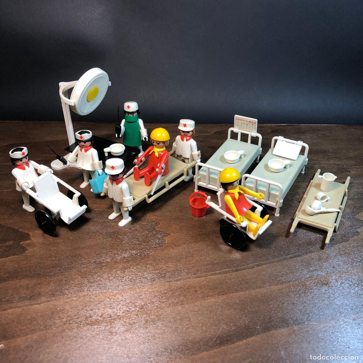 Playmobil: Hospital y sanitarios Famobil a&ntilde;os 70 completo Ref. 3404