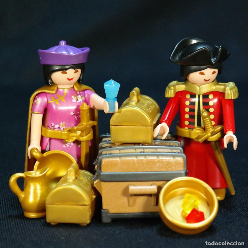 Playmobil: Playmobil piratas chinos con accesorios ☼