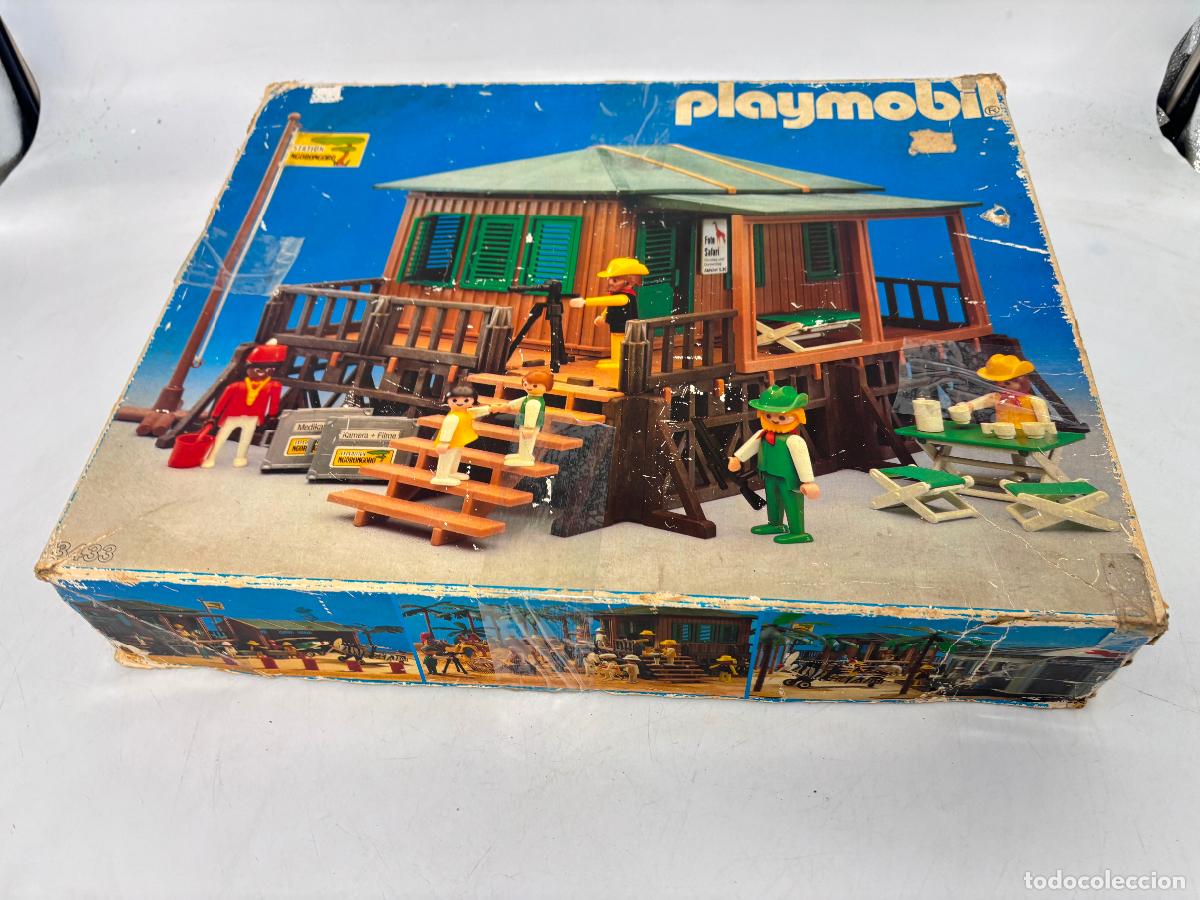 Playmobil: Playmobil 3433 caja vac&iacute;a casa safari