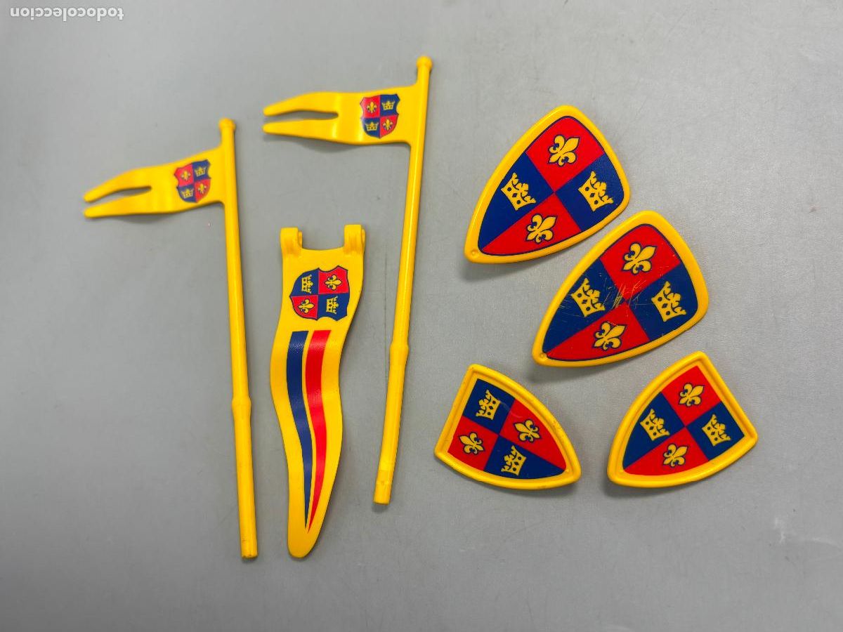 Playmobil: Playmobil bandera escudo caballero medieval