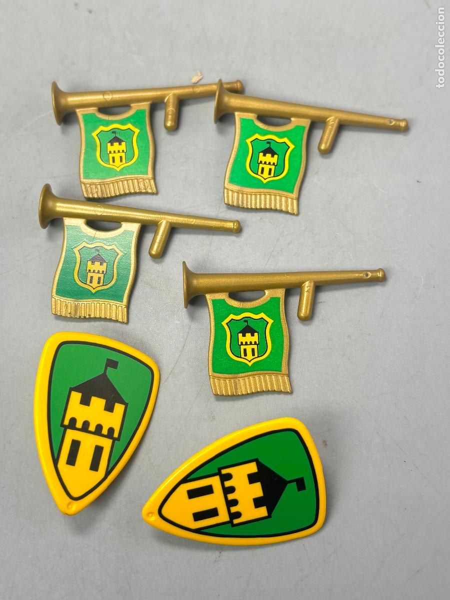 Playmobil: Playmobil escudo trompeta caballero de la torre medieval