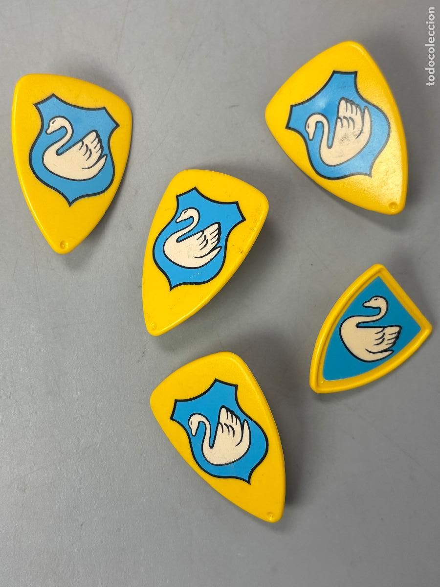 Playmobil: Playmobil escudo trompeta caballero del cisne medieval