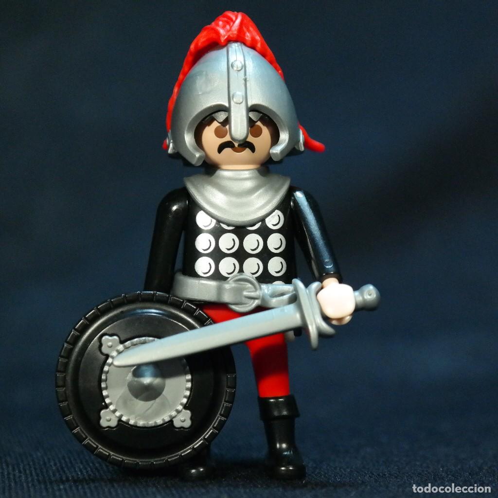 Playmobil: Playmobil caballero medieval con pluma roja ☼