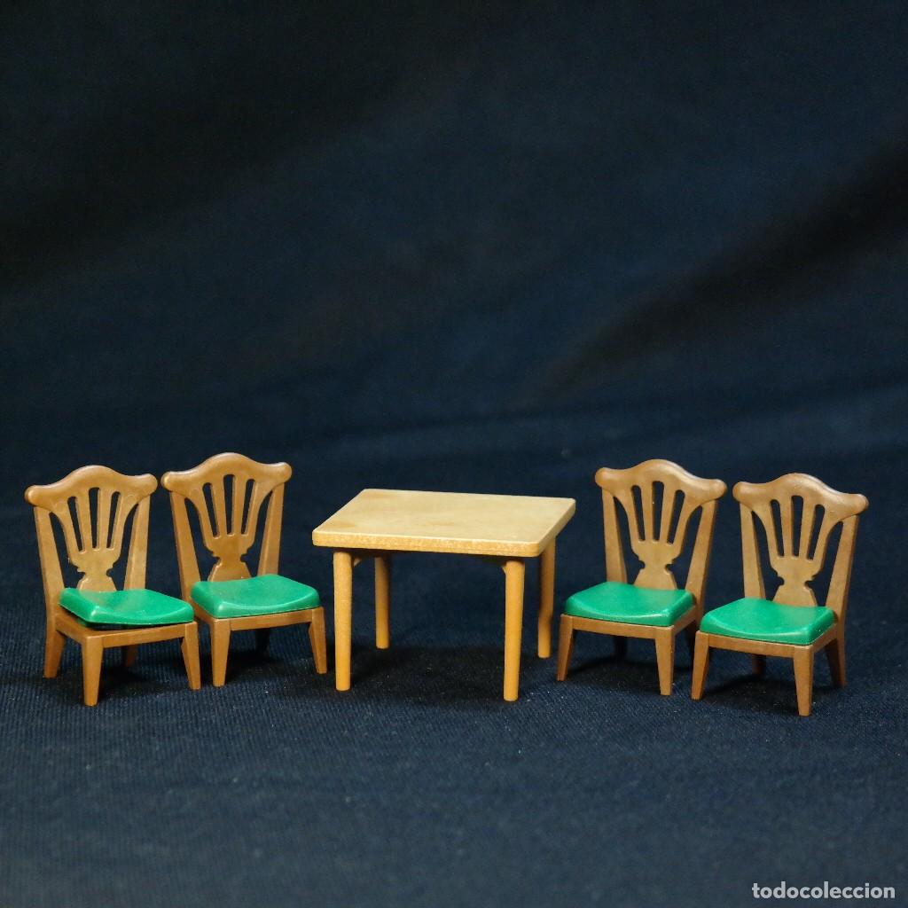 Playmobil: Playmobil mesa con 4 sillas ☼