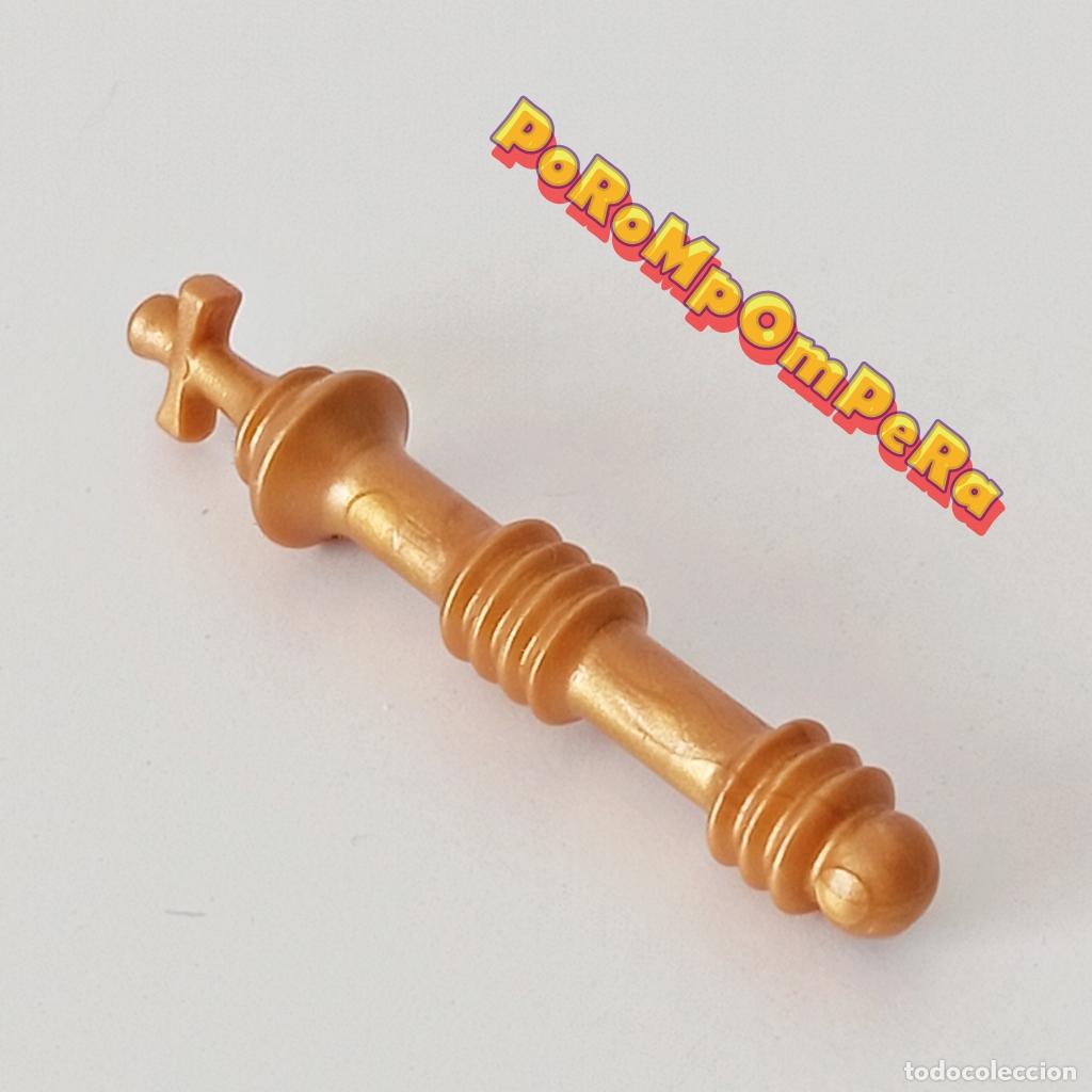 Playmobil: PLAYMOBIL CETRO REAL DORADO PR&Iacute;NCIPE REY B&Aacute;CULO MEDIEVAL S7