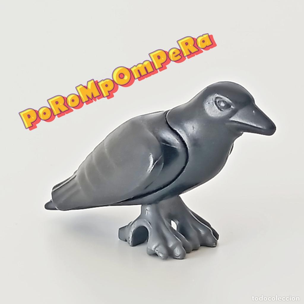 Playmobil: PLAYMOBIL CUERVO NEGRO ALAS PLEGADAS AVE ANIMAL S7