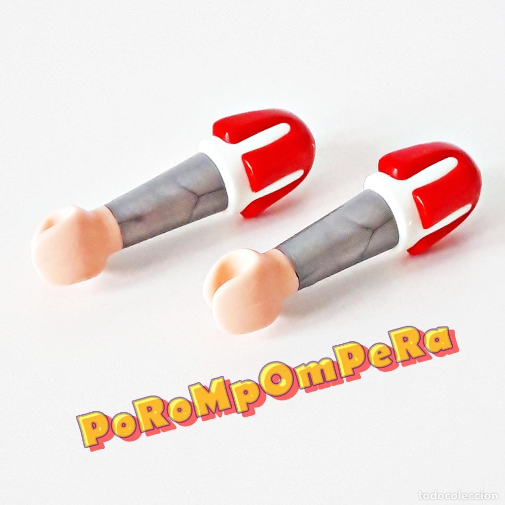 Playmobil: PLAYMOBIL PAREJA BRAZO PLATEADO HOMBRERA ROJA-BLANCA CABALLERO MEDIEVAL CUSTOM/COMPLETAR K9